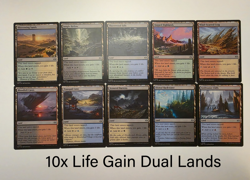 Full Set of LIFE GAIN Dual Lands - 1x Each - MTG EDH Commander [NM] - Image 1