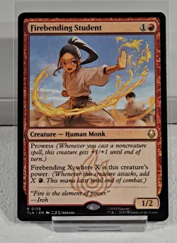 Magic The Gathering Firebending Student Avatar: The Last Airbender Rare - Image 1