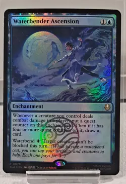 Magic The Gathering Waterbender Ascension Avatar: The Last Airbender Rare Foil - Image 1