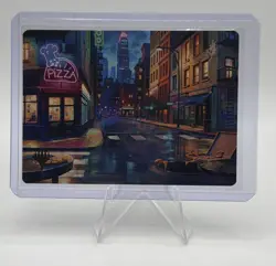 Gold Stamped Plains 36/54 - Art Series - Teenage Mutant Ninja Turtles MTG - Image 1