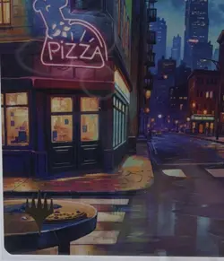 Gold Stamped Plains 36/54 - Art Series - Teenage Mutant Ninja Turtles MTG - Image 3