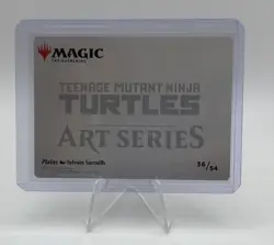 Gold Stamped Plains 36/54 - Art Series - Teenage Mutant Ninja Turtles MTG - Image 4