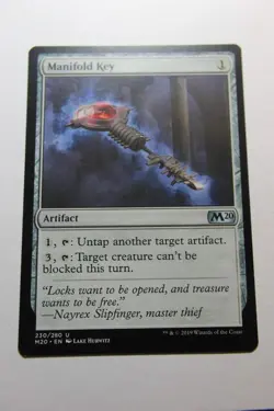 MTG Manifold Key x1- -Core Set 2020-Lightly Played - Image 1