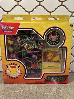 Pokemon TCG 2026 Pokemon Day Box Promo Pikachu & Booster Packs English - Image 1