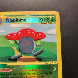 2002 Vileplume 69/165 - Expedition Base Set Reverse Holo Rare - Pokemon TCG - MP - Image 2