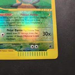 2002 Vileplume 69/165 - Expedition Base Set Reverse Holo Rare - Pokemon TCG - MP - Image 3