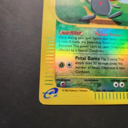 2002 Vileplume 69/165 - Expedition Base Set Reverse Holo Rare - Pokemon TCG - MP - Image 4