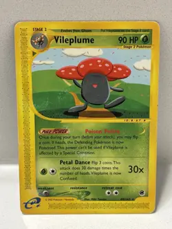 Pokemon Vileplume (69/165) Expedition Base Set Non Holo FREE SHIPPING - Image 2