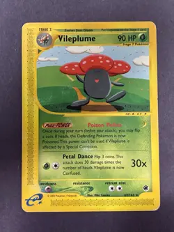 Pokemon Vileplume (69/165) Expedition Base Set Non Holo FREE SHIPPING - Image 4