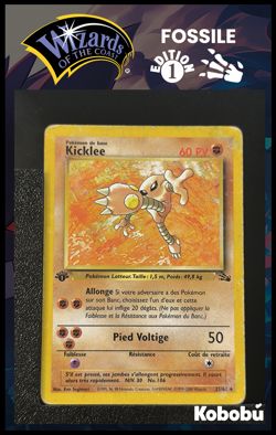 Carte Pokemon Kicklee 22/62 Edition 1 Ed 1 Fossile Wizards - Image 1