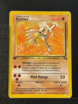 Carte Pokemon Kicklee 22/62 Edition 1 Ed 1 Fossile Wizards - Image 2