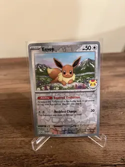 Eevee 074/131 Pokemon Day 2025 Exclusive Holo Promo Near Mint TCG - Image 1