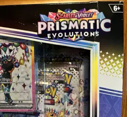 Pokemon Prismatic Evolutions Premium Figure Collection New Sealed Minor Damage - Image 2