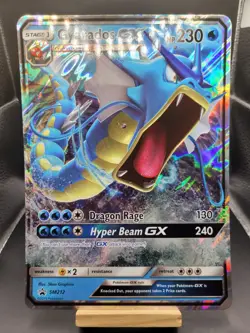 Pokemon TCG 2019 Jumbo Gyarados GX SM212 Black Star Promo LP-NM - Image 1
