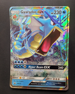 Pokemon TCG 2019 Jumbo Gyarados GX SM212 Black Star Promo LP-NM - Image 3
