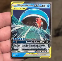 Pokemon Magikarp & Wailord GX TAG TEAM Promo Holo SM166 300 HP - Image 1