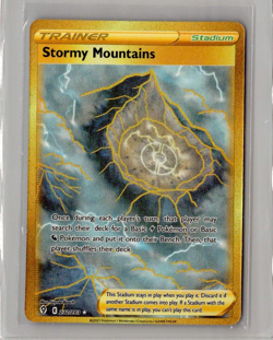Stormy Mountains 232/203 Secret Rare Pokemon TCG Evolving Skies NM - Image 1