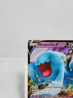 Wobbuffet V 086/202 Ultra Rare Sword & Shield Base Set Pokemon Card - Image 2