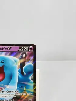 Wobbuffet V 086/202 Ultra Rare Sword & Shield Base Set Pokemon Card - Image 3