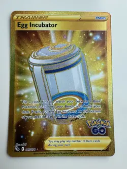 Pokemon TCG Egg Incubator Pokemon GO 087/078 Holo Secret Rare - Image 1