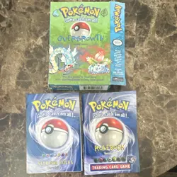 Pokemon Overgrowth Theme Deck Opened box with instruction manuals only - Image 1