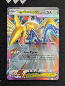 Mega Skarmory ex - 055/088 ME03: Perfect Order Pokemon NM Holo - Image 1