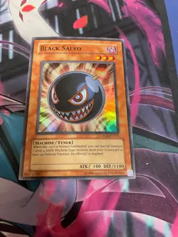 YUGIOH - BLACK SALVO - SUPER RARE - UNLIMITED - LP - CRMS - Image 1