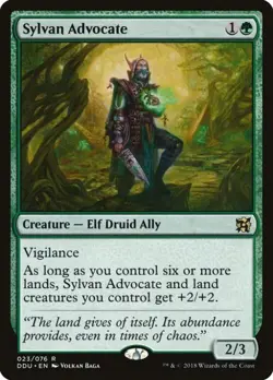 Sylvan Advocate - Near Mint MTG Duel Decks: Elves vs Inventors - Image 1