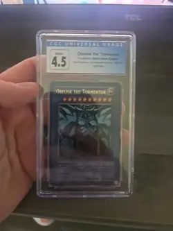 Obelisk the Tormentor (Ultra Rare) GBI-002 Yu-Gi-Oh! GRADED 4.5 - Image 1