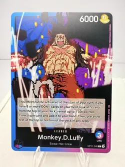 Monkey.D.Luffy - OP11-040 - Leader - English - Near Mint - One Piece CCG - Image 1