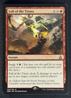 Fall of the Titans 109 Rare Oath of the Gatewatch OGW MTG - Image 1