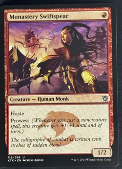 MONASTERY SWIFTSPEAR Khans Of Tarkir KTK 118/269 U EN Magic MTG - Image 1