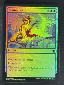 Contradict - Foil - Dragons of Tarkir DTK #049/264 MTG Magic The Gathering - Image 1