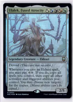 Ulalek, Fused Atrocity NM* FOIL Commander Modern Horizons 3 0004 mtg -UnltdCards - Image 1
