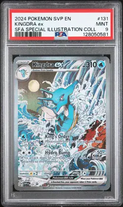 Kingdra ex PSA 9 2024 Pokemon Svp En-Sv Black Star Promo #131 - Image 1