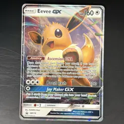 Pokemon TCG Eevee GX SM174 Black Star Promo Sun&Moon 2019 - Light Play - Image 1
