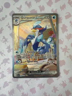 Quaquaval ex - SV02: 260/193 Paldea Evolved - Pokemon NM pack fresh SIR - Image 1