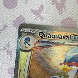 Quaquaval ex - SV02: 260/193 Paldea Evolved - Pokemon NM pack fresh SIR - Image 4