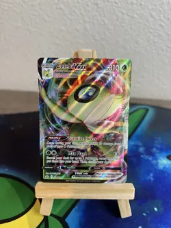 Pokemon TCG Celebi VMAX Sword & Shield Chilling Reign 008/198 Holo Ultra Rare - Image 1