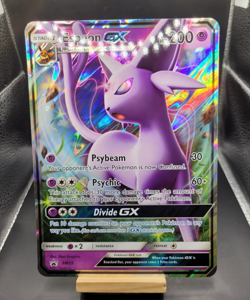 Pokemon TCG 2017 Jumbo Espeon GX SM35 Black Star Promo LP-NM - Image 1