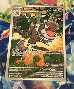 Pokemon TCG Tyrunt 070 Perfect Order Pokemon Center Exclusive NM - Image 1