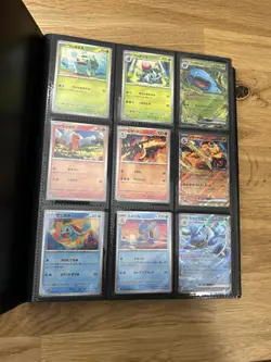 Pokemon 151 Japanese Complete Base Set w/ ~40 Pokeball Reverse 165/165 w/Binder - Image 1