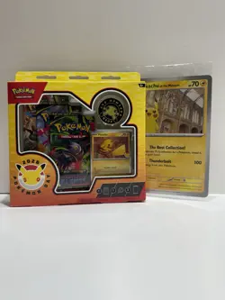 Brand New Sealed Pokemon 30th Anniversary Box Bundle Set Pikachu At The Museum - Image 1