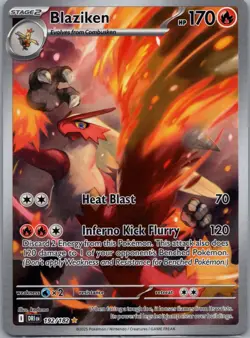 Blaziken 192/182 SV10: Destined Rivals Pokemon TCG Illustration Rare NM - Image 1