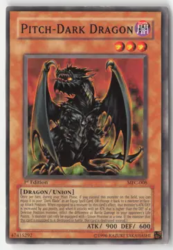 Yugioh - Pitch-Dark Dragon MFC-008 1st Edition - Magician's Force - Image 1