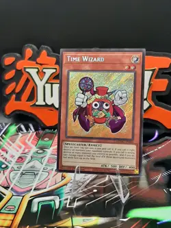 Yu-Gi-Oh! Time Wizard MZMU-EN060 (Chibi) Secret Rare 1st Ed NM - Image 1