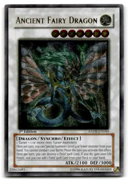 1996 Yugioh Ancient Fairy Dragon - Image 1