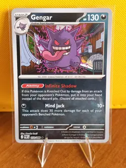Gengar Reverse Holo 050/088 Perfect Order Pokemon Card - Image 1