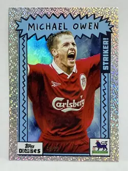 Michael Owen /99 Topps Decades Liverpool Rare Numbered Insert 🔥 - Image 2