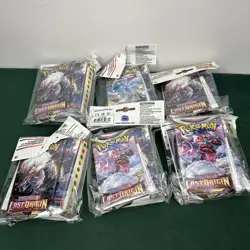 (6) Pokemon TCG: Sword & Shield - Lost Origin Mini Portfolio + 1 Booster Pack D6 - Image 1